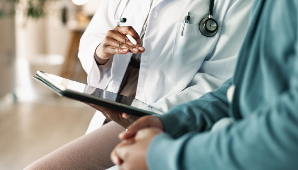 Doctors reviewing a chart