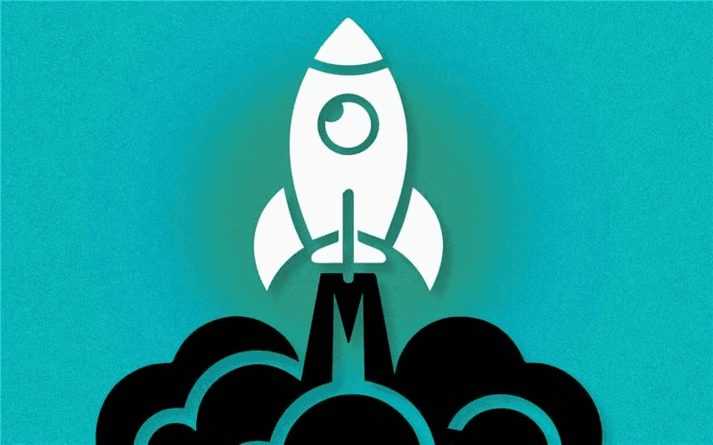 Rocket taking off