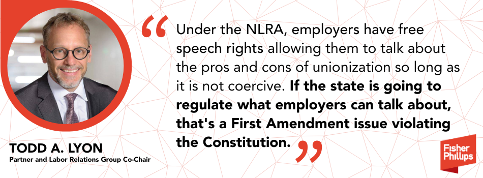 Todd A Lyon on free speech rights