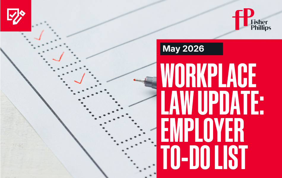Employer Checklist for May 2026
