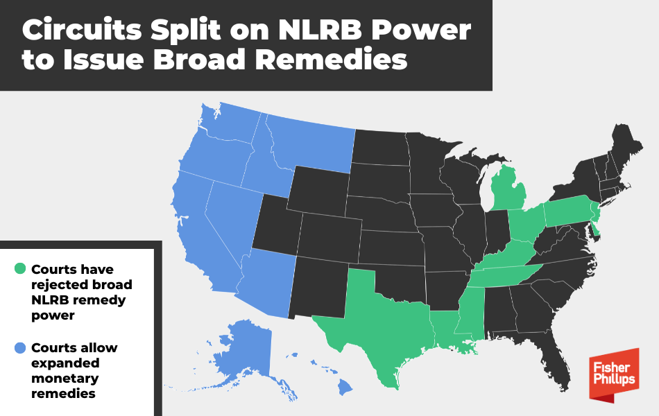 Circuits Split on NLRB Power to Issue Broad Remedies