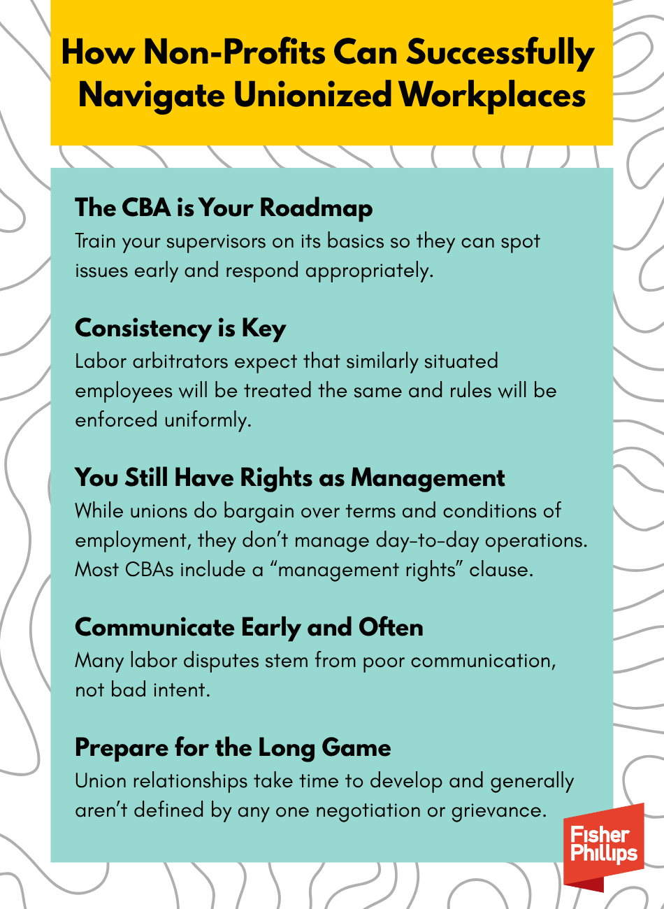How non-profits can successfully navigate unionized workplaces